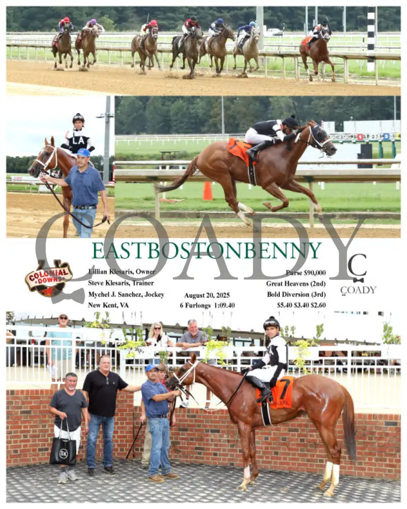EASTBOSTONBENNY 08 20 25 R02 CNL Colonial Downs