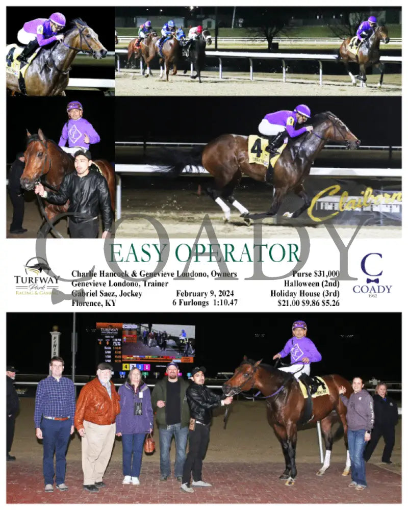 Easy Operator - 02-09-24 R04 Tp Turfway Park