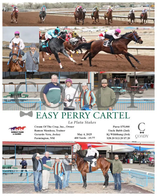 EASY PERRY CARTEL - La Plata Stakes - 05-04-25 - R12 - SRP SunRay Park