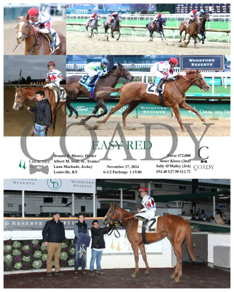 Easy Red - 11-27-24 R08 Cd Churchill Downs