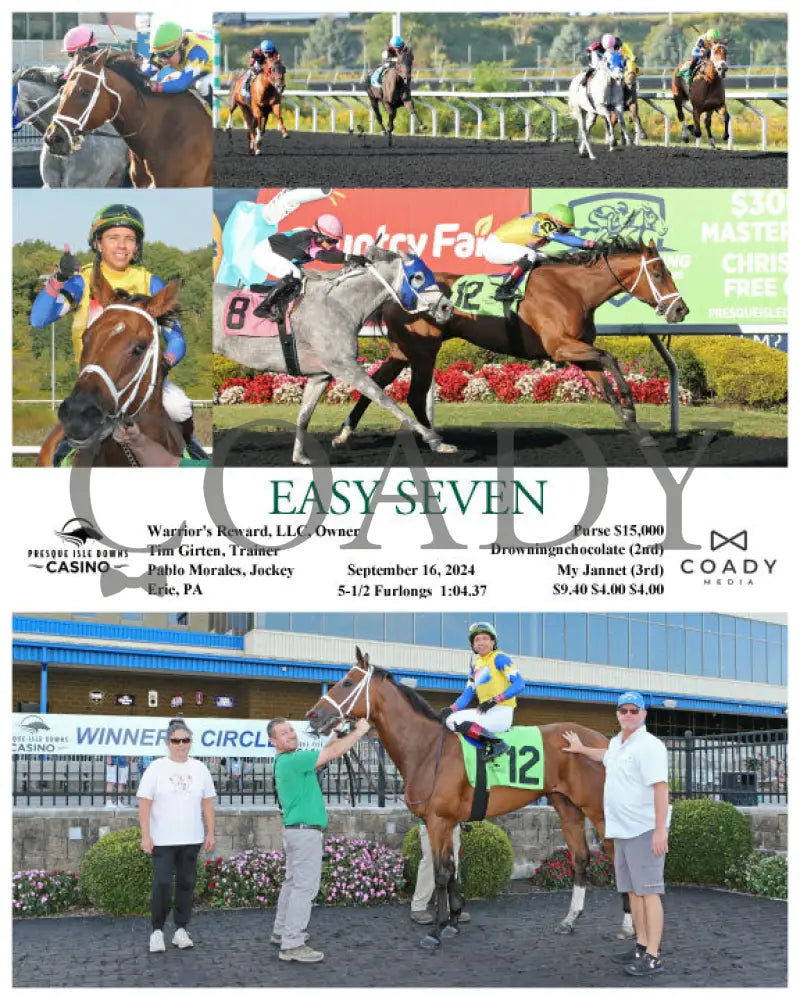 Easy Seven - 09-16-24 R07 Pid Presque Isle Downs