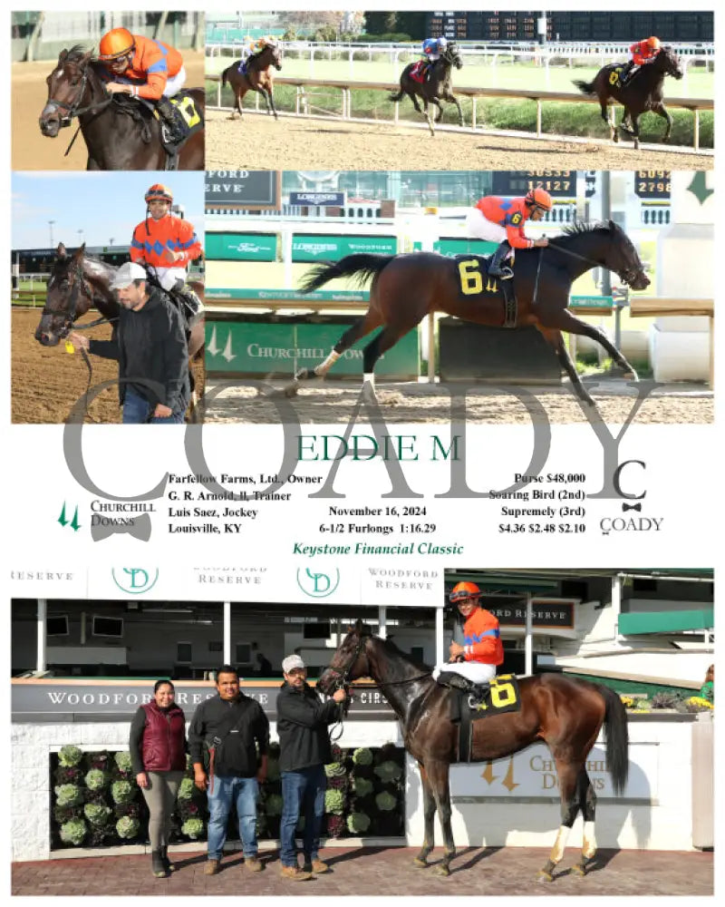 Eddie M - 11-16-24 R01 Cd Churchill Downs
