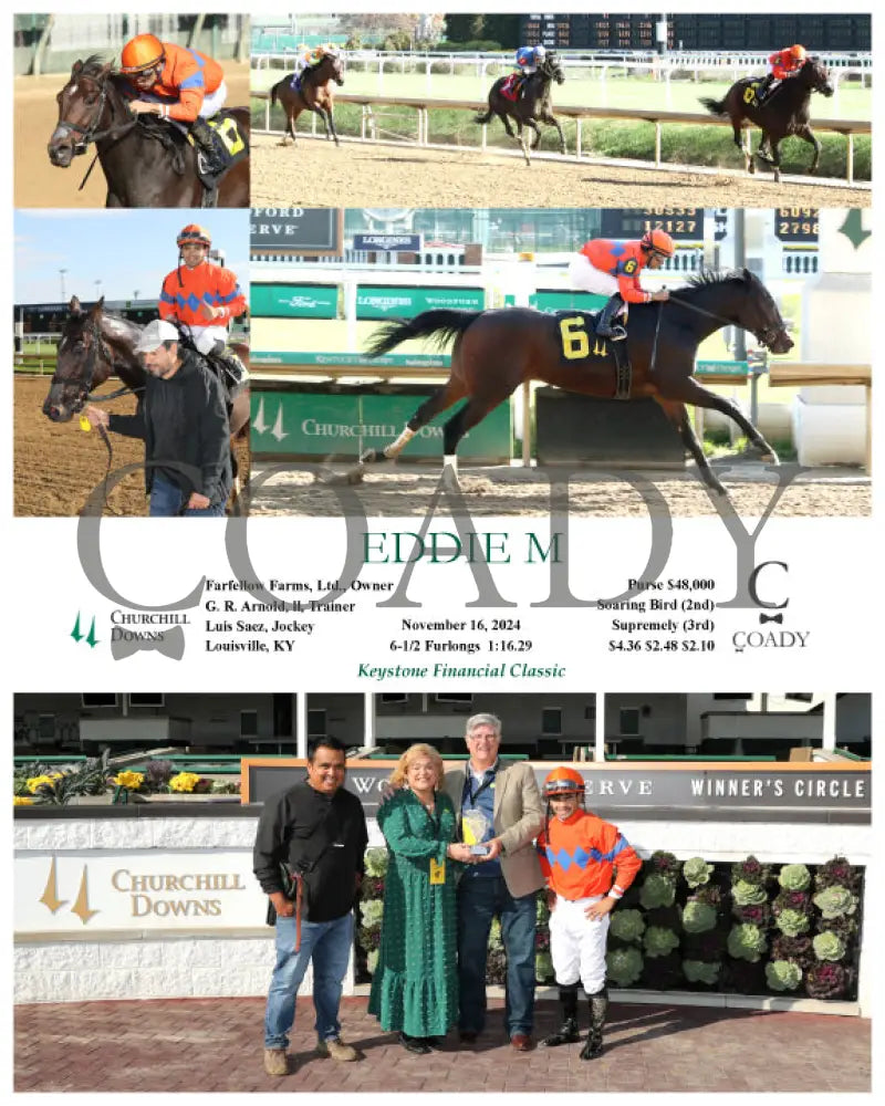 Eddie M - 11-16-24 R01 Cd Group Churchill Downs