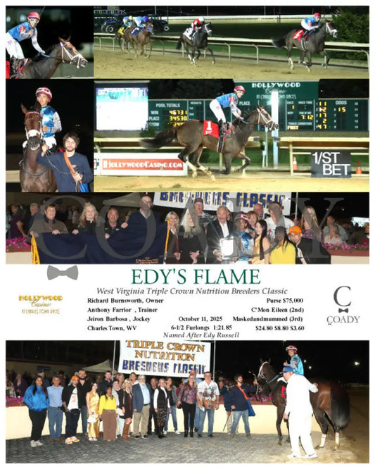 EDY’S FLAME - 101125 - Race 01 - CT West Virginia Triple Crown Nutrition Breeders Classic Hollywood Casino at Charles