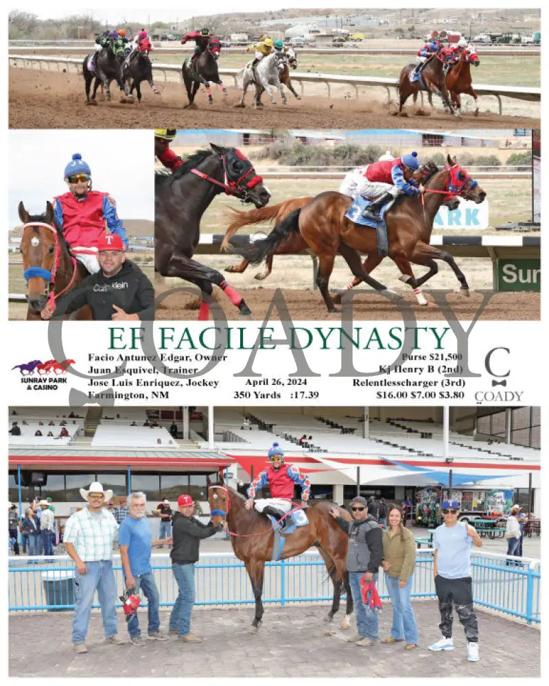 Ef Facile Dynasty - 04-26-24 R 6 Srp Sunray Park