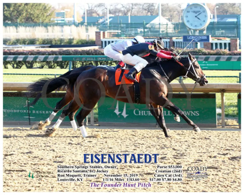 Eisenstaedt - 11-15-19 R07 Cd Action Churchill Downs