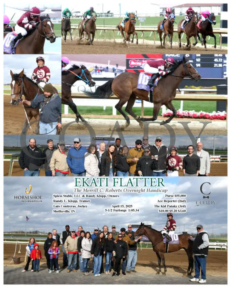 EKATI FLATTER - The Merrill C. Roberts Overnight Handicap - 04-15-25 - R08 - IND Indiana Grand