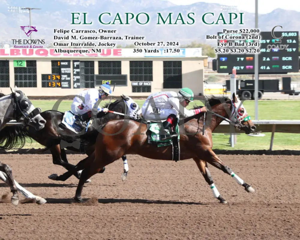 El Capo Mas Capi 102724 The-Downs-At-Albuquerque Finish Downs At Albuquerque