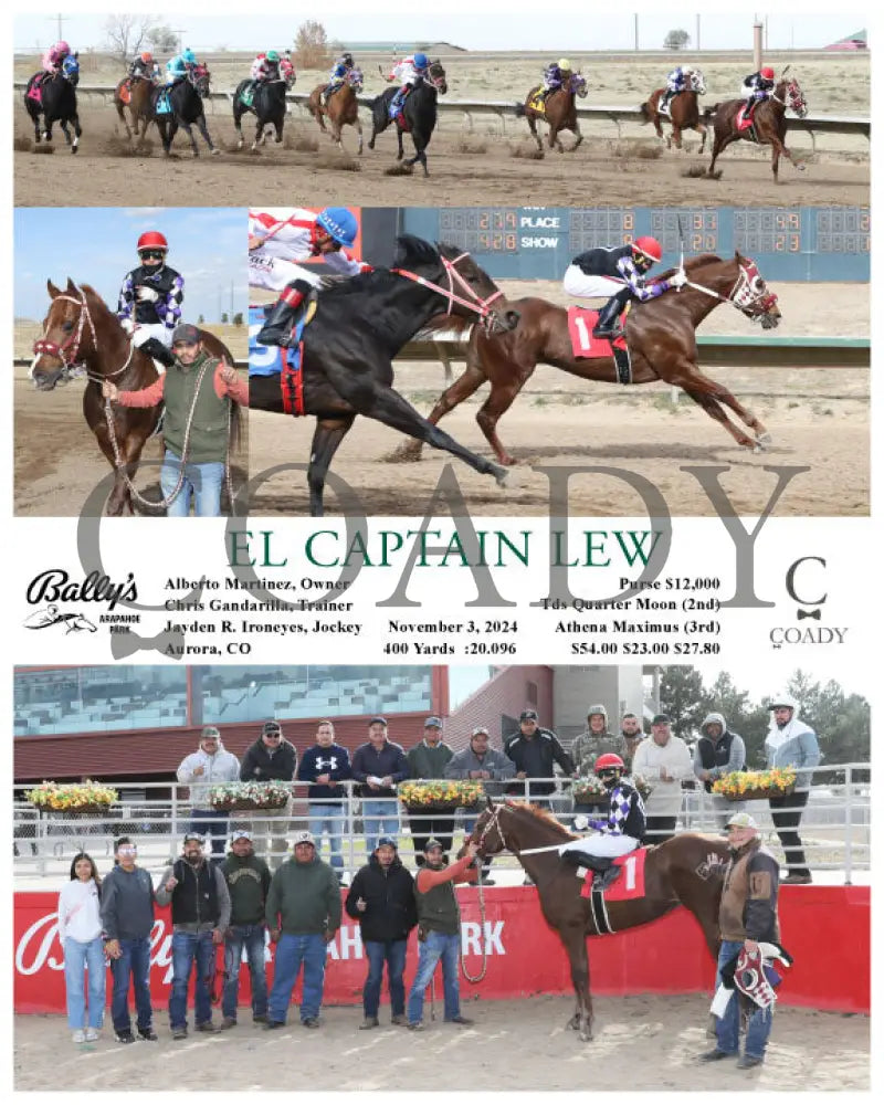 El Captain Lew - 11-03-24 R01 Arp Arapahoe Park