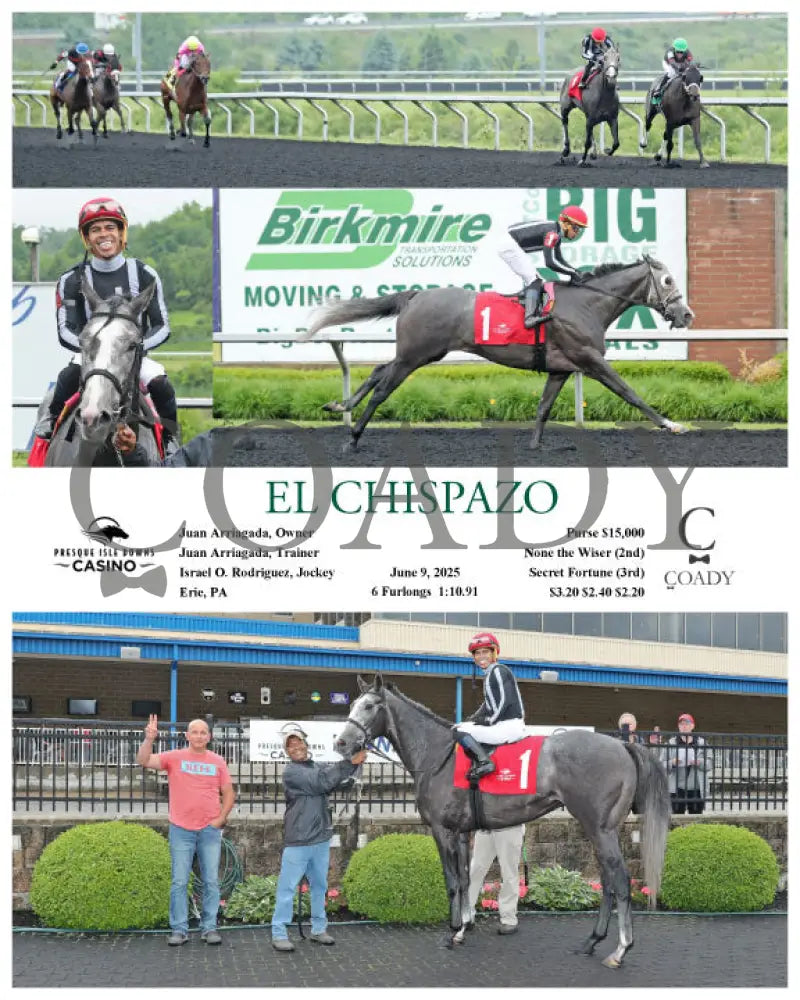 EL CHISPAZO - 06-09-25 - R02 - PID Presque Isle Downs
