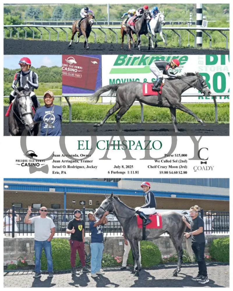 EL CHISPAZO - 07-08-25 - R02 - PID Presque Isle Downs