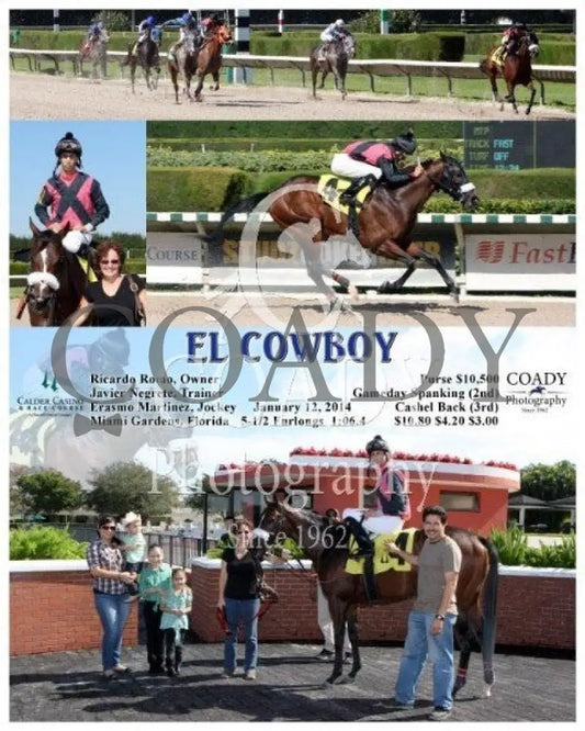 El Cowboy - 011214 Race 01 Crc Calder Course