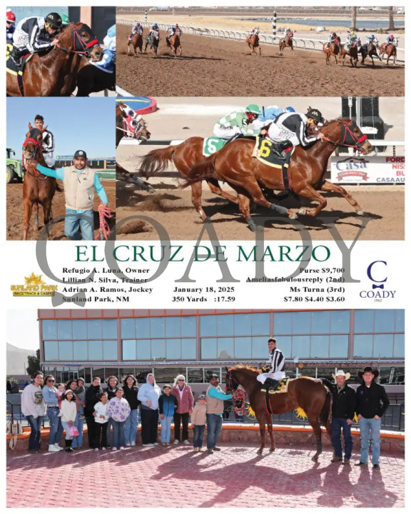 El Cruz De Marzo - 01-18-25 R04 Sun Turfway Park