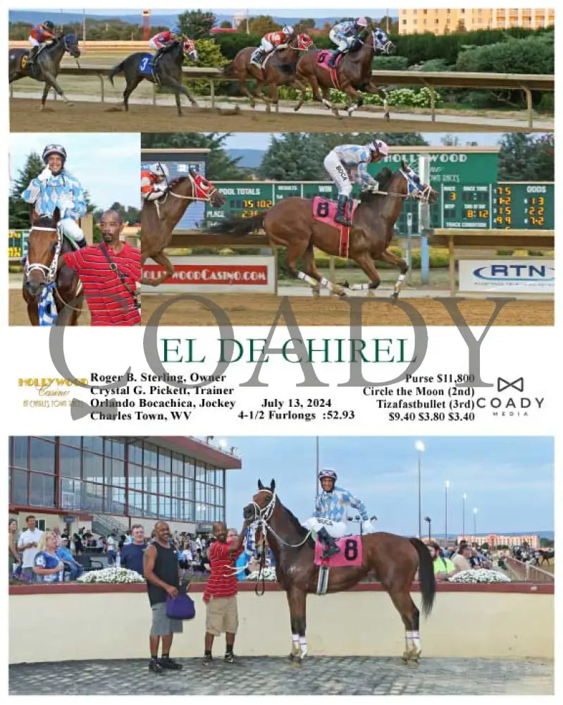 El De Chirel - 07-13-24 R03 Ct Hollywood Casino At Charles Town Races