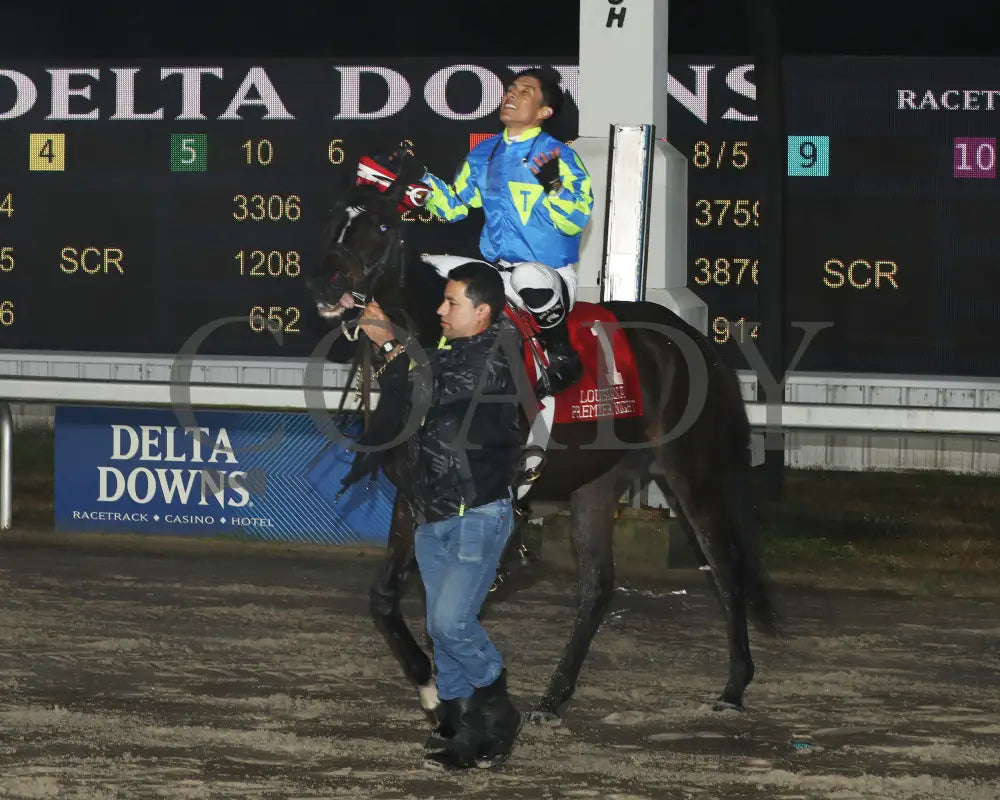 El Dinero - La Bred Premier Prince Stakes 02-03-24 R09 Delta Downs Return Shot 2