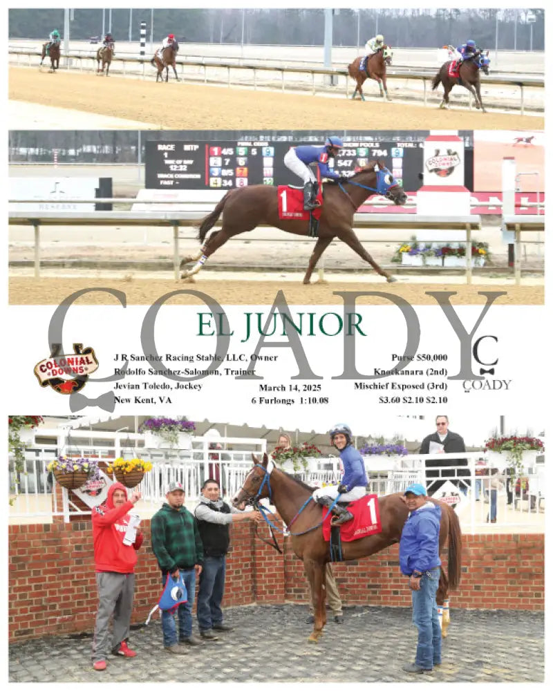 EL JUNIOR - 031425 - Race 01 - CNL Colonial Downs