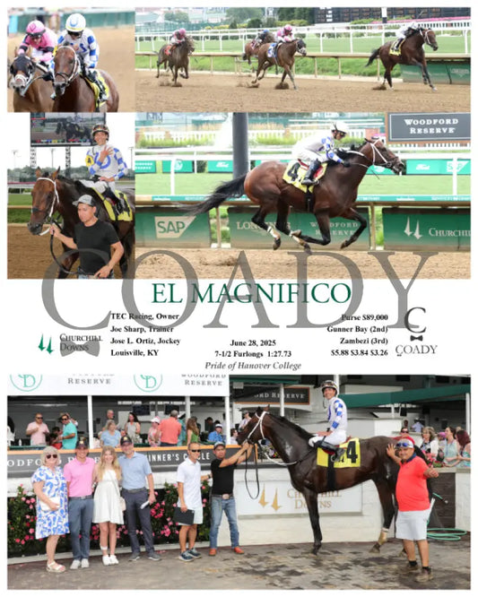 EL MAGNIFICO - 062825 - Race 04 - CD Churchill Downs
