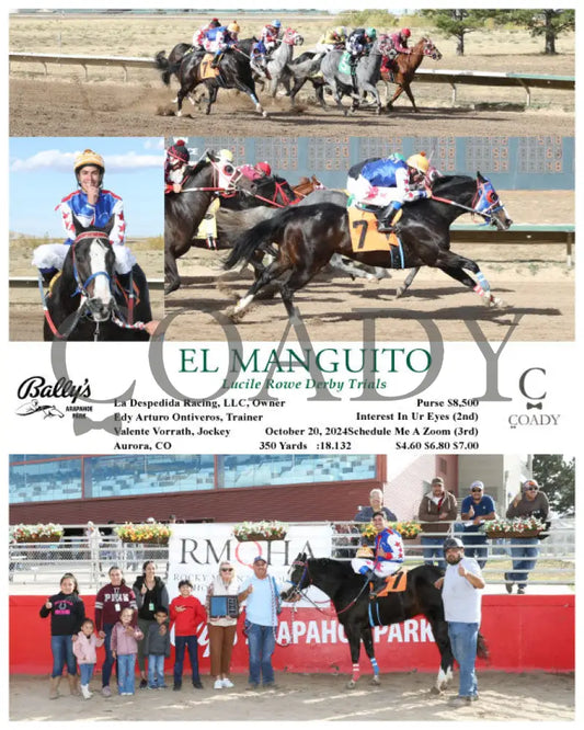 El Manguito - Lucile Rowe Derby Trials 10-20-24 R06 Arp Arapahoe Park