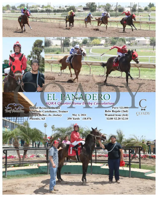 El Panadero - Aqra Quarter Horse Derby Consolation 05-04-24 R01 Tup Turf Paradise