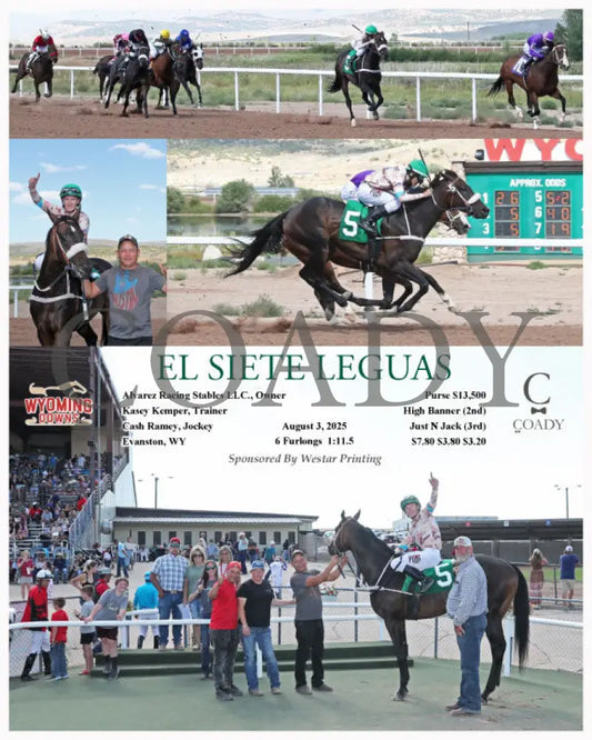 EL SIETE LEGUAS - 08-03-25 - R08 - WYO Wyoming Downs