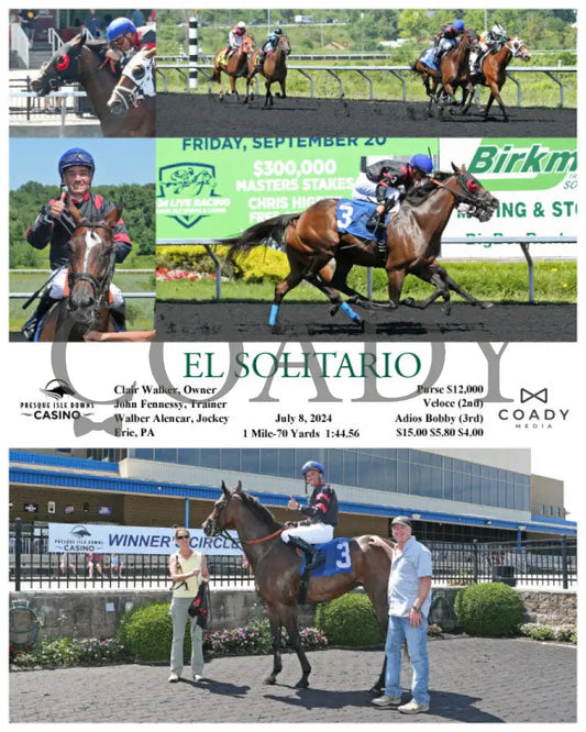 El Solitario - 070824 Race 01 Pid Presque Isle Downs