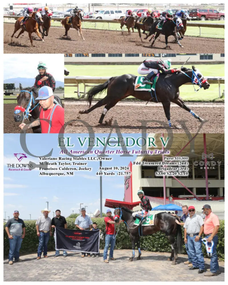 El Vencedor V - All American Quarter Horse Futurity Trials 08-10-24 R01 Alb Downs At Albuquerque