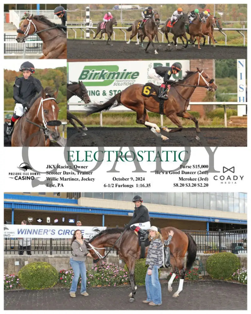 Electrostatic - 10-09-24 R05 Pid Presque Isle Downs