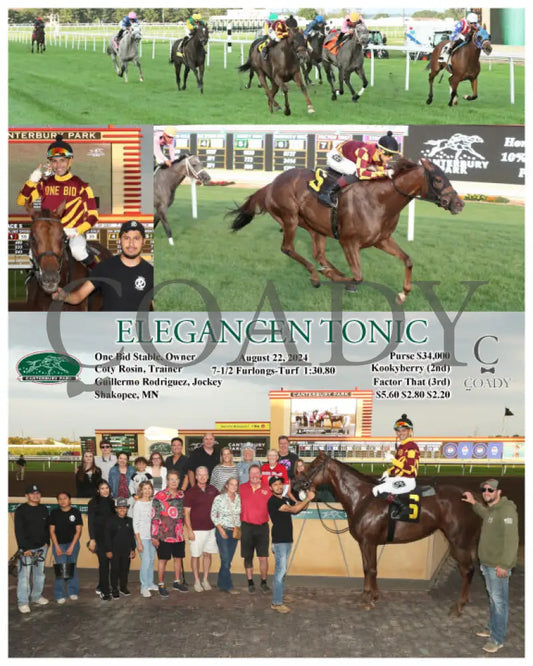 Elegance N Tonic - 08-22-24 R05 Cby Canterbury Park