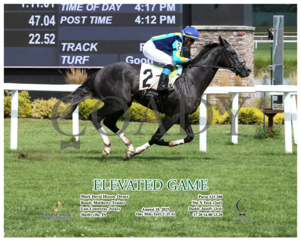 ELEVATED GAME 08 18 25 R05 IND Action Indiana Grand