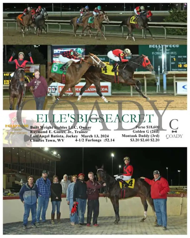Elle’sbigseacret - 03 - 13 - 24 R07 Ct Hollywood Casino At Charles Town Races