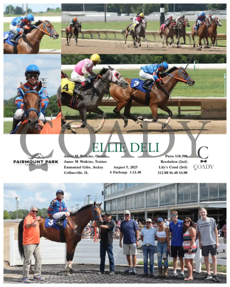 ELLIE DELI - 08-05-25 - R05 - FP Fanduel Sportsbook Horse Racing