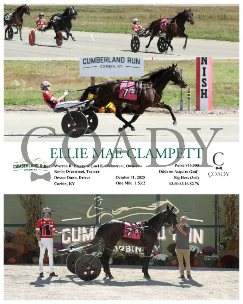 ELLIE MAE CLAMPETT - 10-11-25 - R03 - CMR Presque Isle Downs
