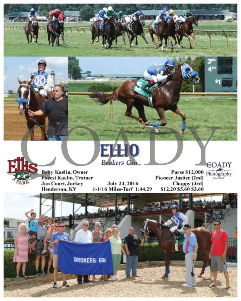 Ellio - 072416 Race 05 Elp Ellis Park