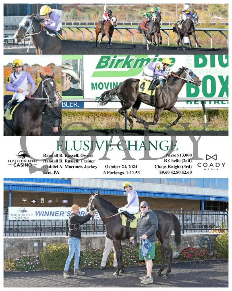 Elusive Change - 10-24-24 R02 Pid Presque Isle Downs