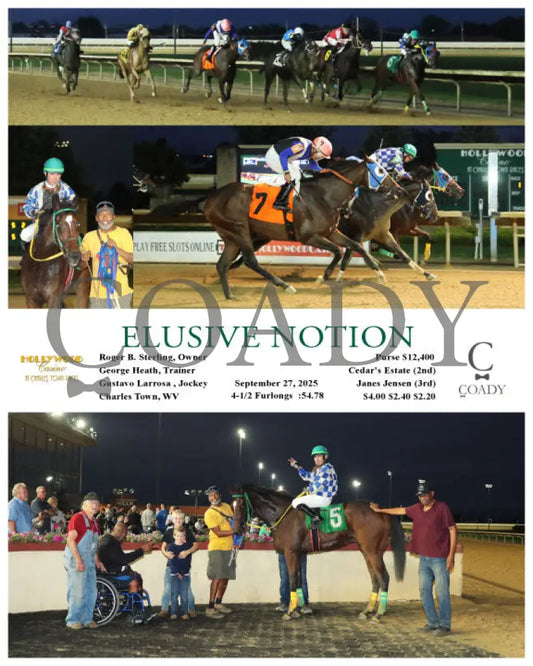 ELUSIVE NOTION - 09-27-25 - R01 - CT Hollywood Casino at Charles Town Races