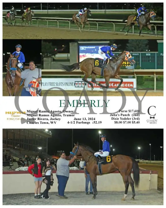 Emberly - 06-13-24 R06 Ct Hollywood Casino At Charles Town Races