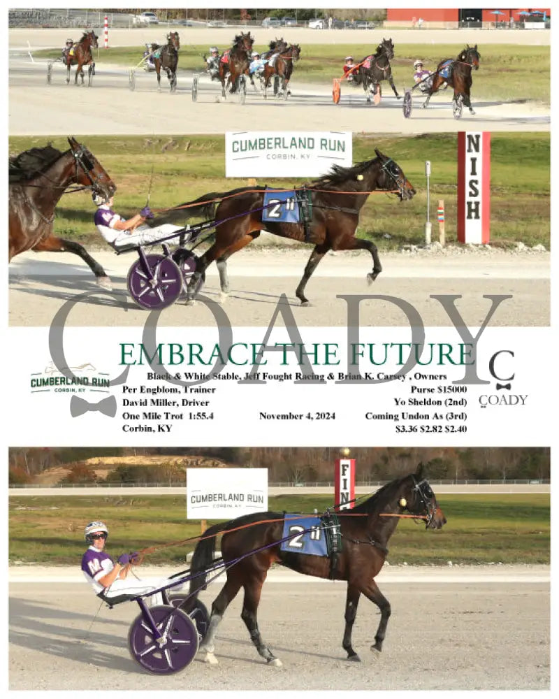 Embrace The Future - 11-04-24 R11 Clr Cumberland Run