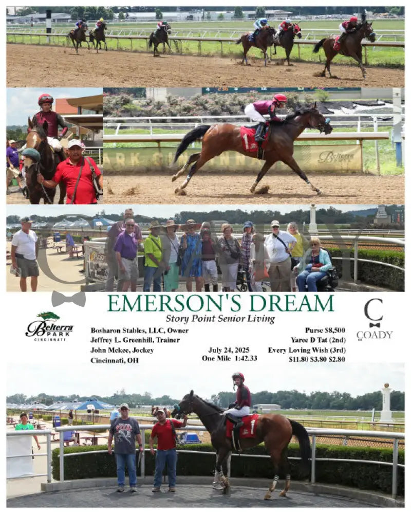 EMERSON’S DREAM - 072425 - Race 03 - BTP Indiana Grand