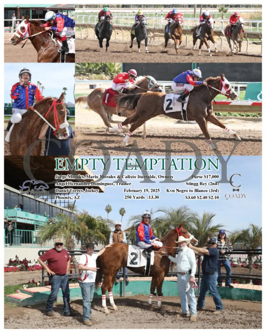 EMPTY TEMPTATION - 02-19-25 - R01 - TUP Turf Paradise