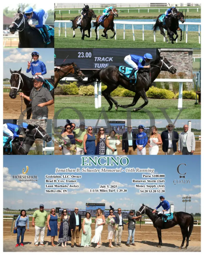 ENCINO - Jonathan B. Schuster Memorial - 16th Running - 07-05-25 - R08 - IND Indiana Grand