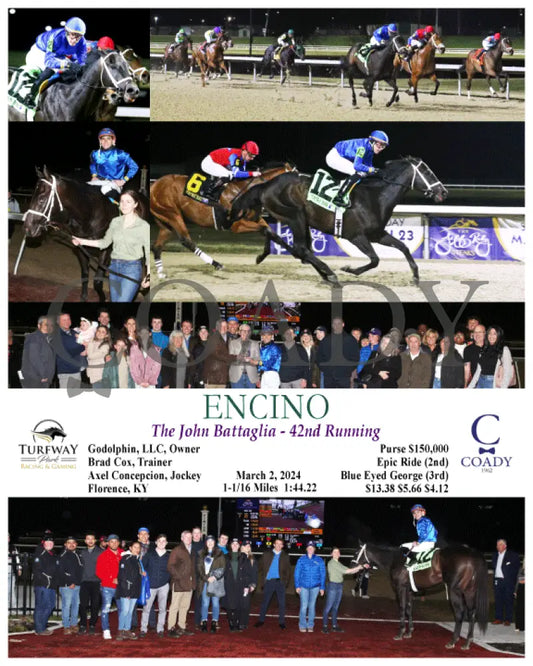 Encino - The John Battaglia 42Nd Running 03-02-24 R06 Tp Turfway Park