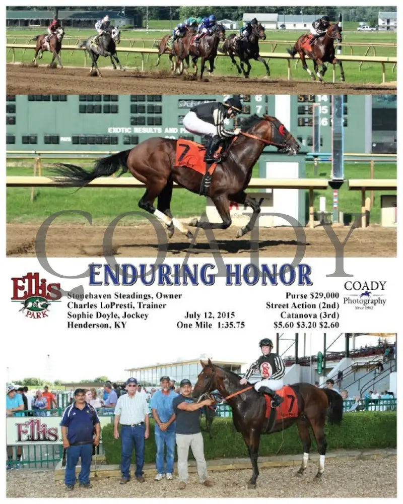 Enduring Honor - 071215 Race 09 Elp Ellis Park