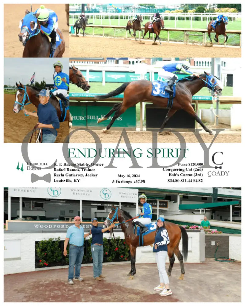 Enduring Spirit - 05-16-24 R02 Cd Churchill Downs