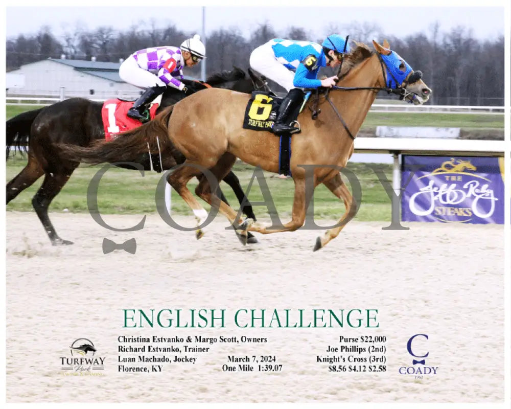 English Challenge - 03 - 07 - 24 R01 Tp Action Turfway Park