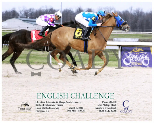 English Challenge - 03 - 07 - 24 R01 Tp Action Turfway Park