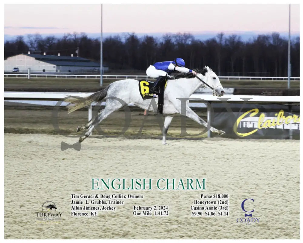 English Charm - 02-02-24 R01 Tp Action Turfway Park
