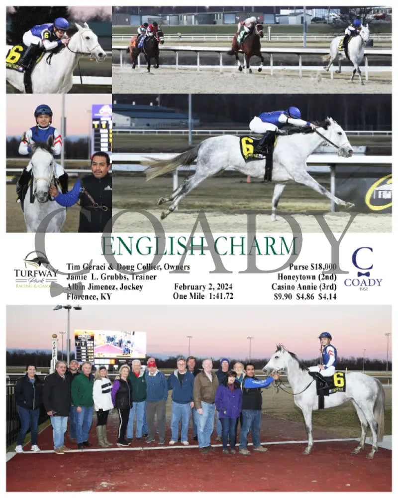 English Charm - 02-02-24 R01 Tp Turfway Park