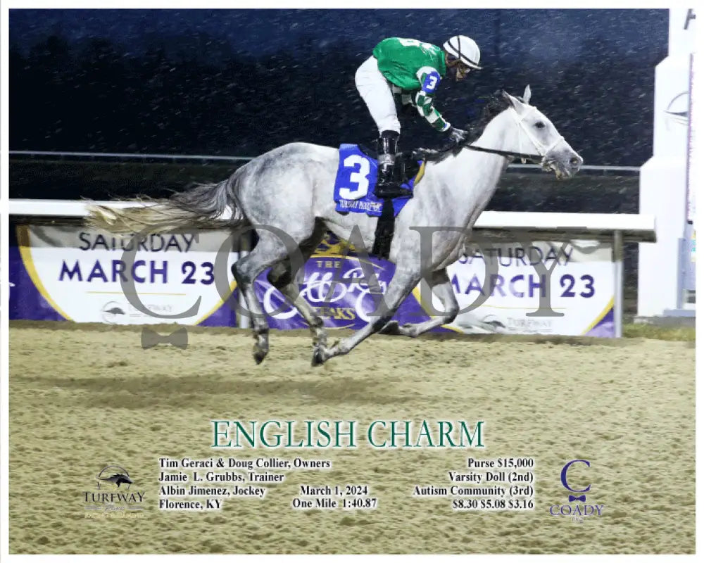English Charm - 03-01-24 R02 Tp Action Turfway Park