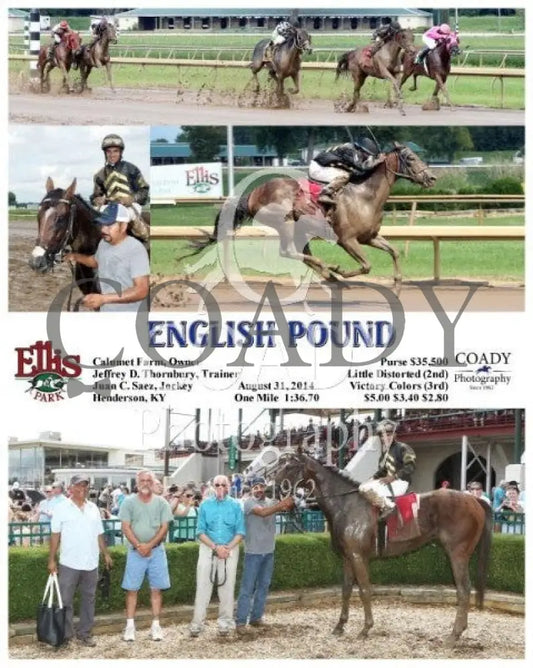English Pound - 083114 Race 04 Elp Ellis Park