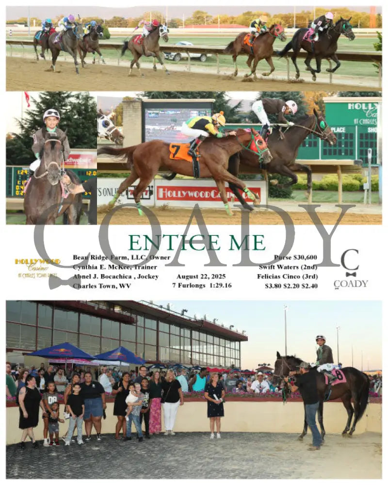ENTICE ME - 08-22-25 - R06 - Charles Town Hollywood Casino at Charles Town Races